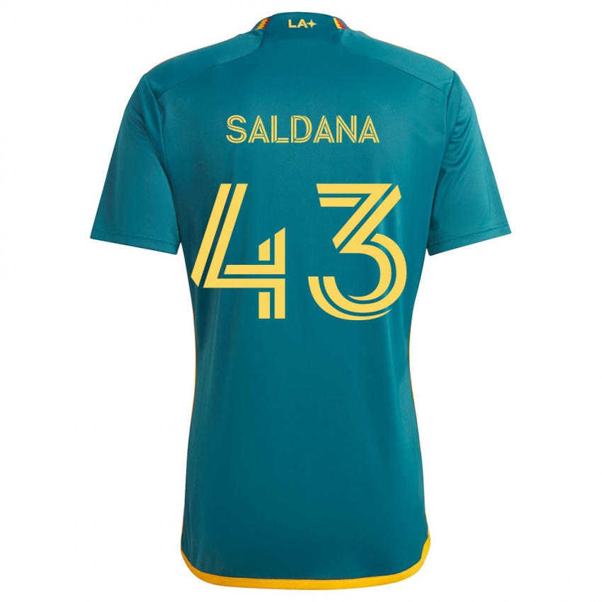 Criança Camisola Adam Saldaña #43 Verde Amarelo Alternativa 2024/25 Camisa Brasil