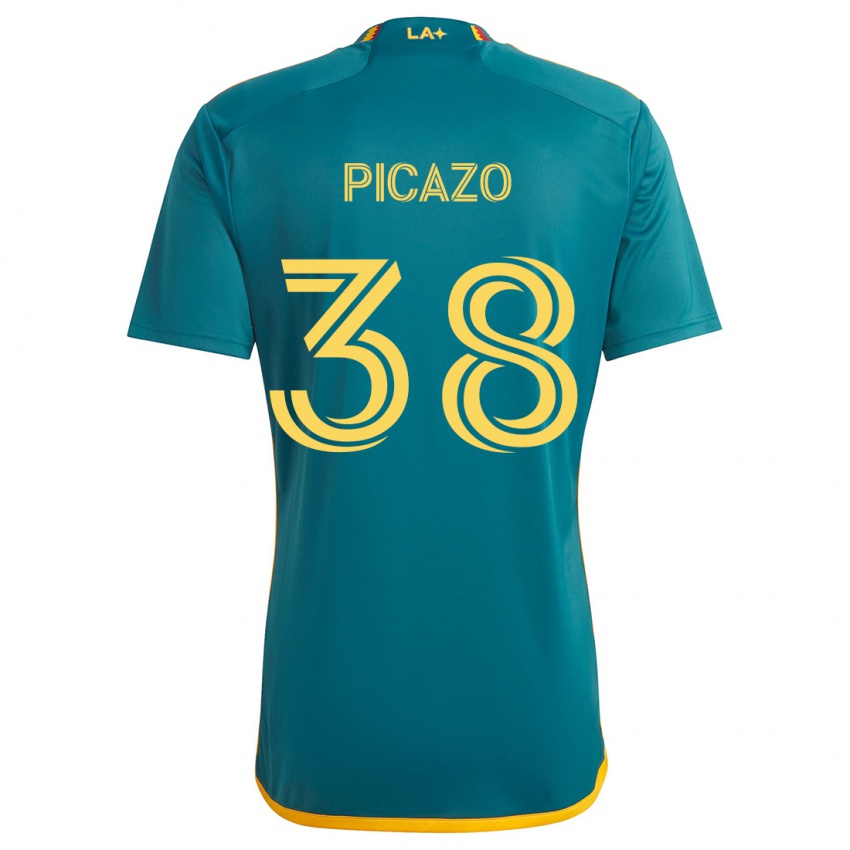 Criança Camisola Axel Picazo #38 Verde Amarelo Alternativa 2024/25 Camisa Brasil