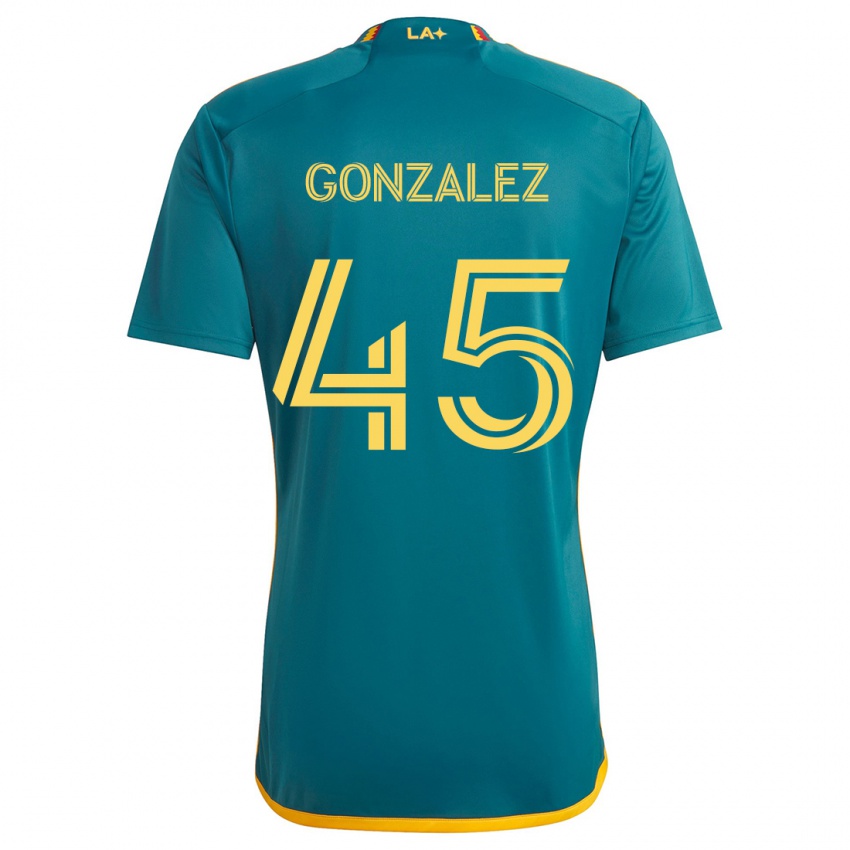 Criança Camisola Adrián González #45 Verde Amarelo Alternativa 2024/25 Camisa Brasil