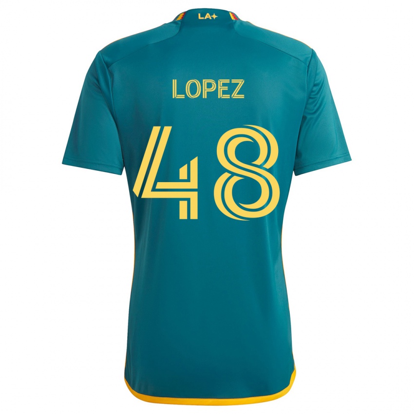 Criança Camisola Diego López #48 Verde Amarelo Alternativa 2024/25 Camisa Brasil