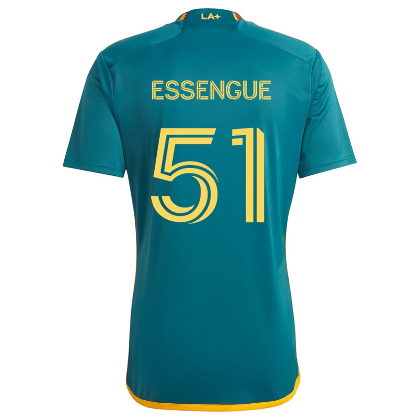 Criança Camisola Ascel Essengue #51 Verde Amarelo Alternativa 2024/25 Camisa Brasil