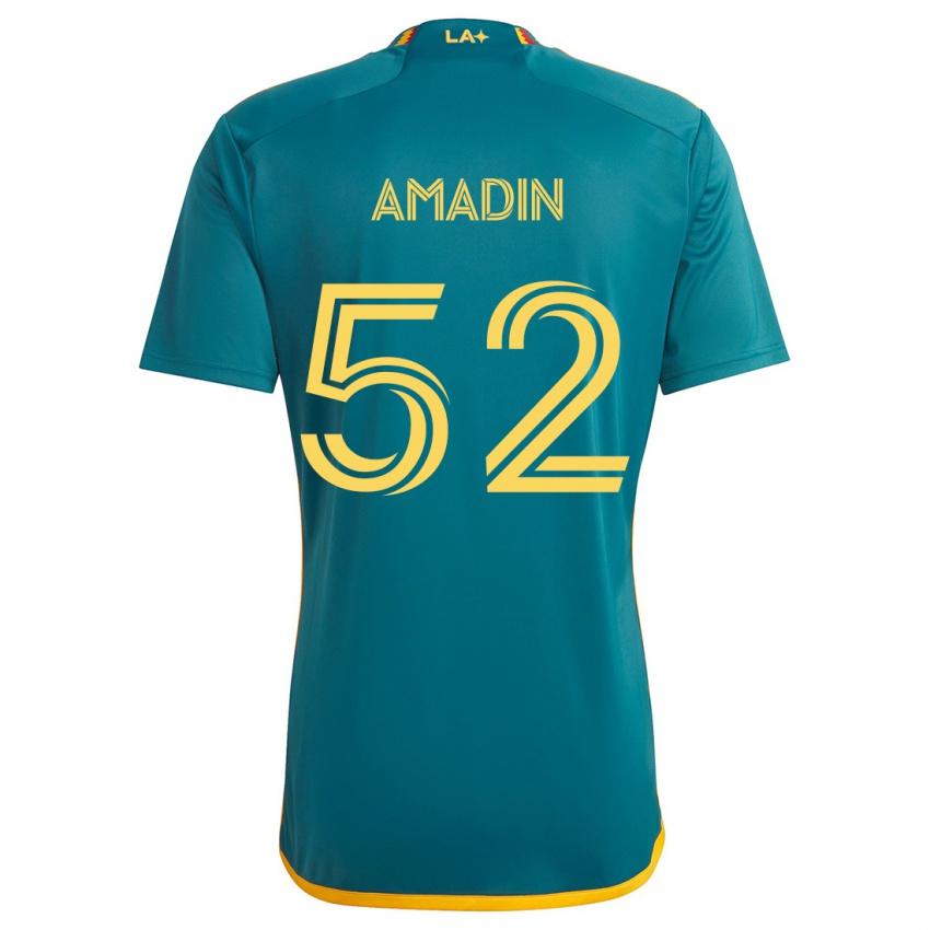 Criança Camisola Elijah Amadin #52 Verde Amarelo Alternativa 2024/25 Camisa Brasil