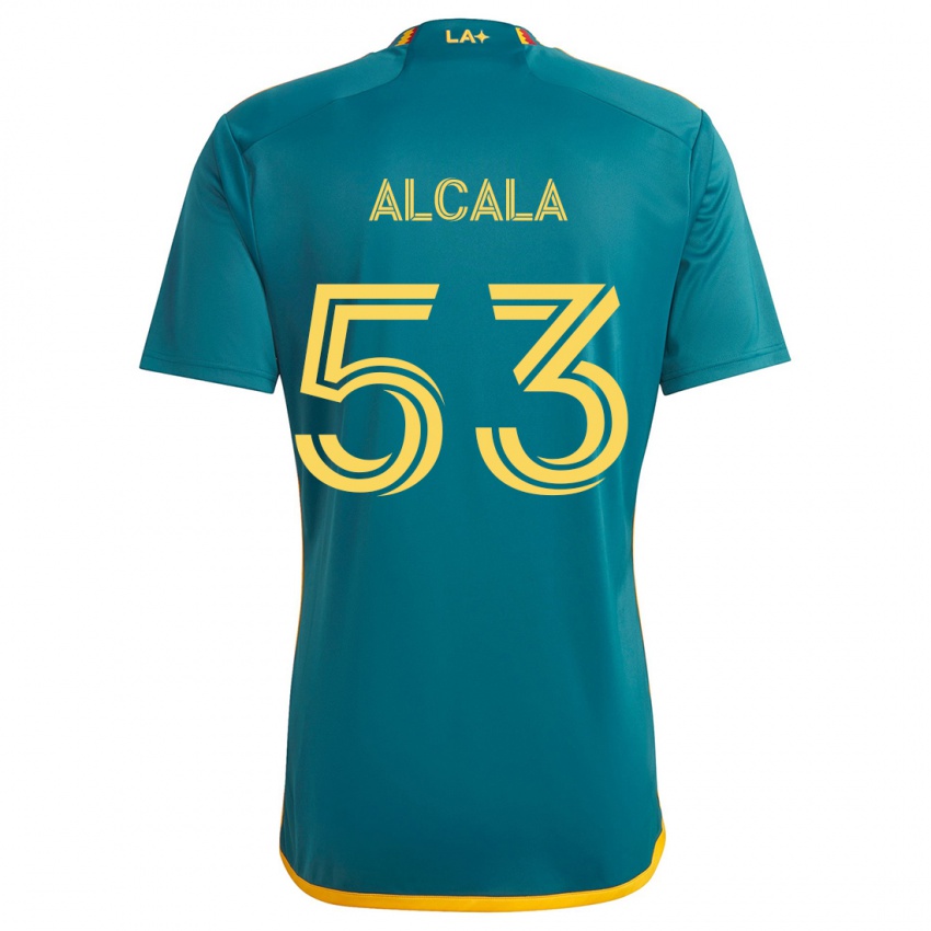 Criança Camisola Álex Alcalá #53 Verde Amarelo Alternativa 2024/25 Camisa Brasil