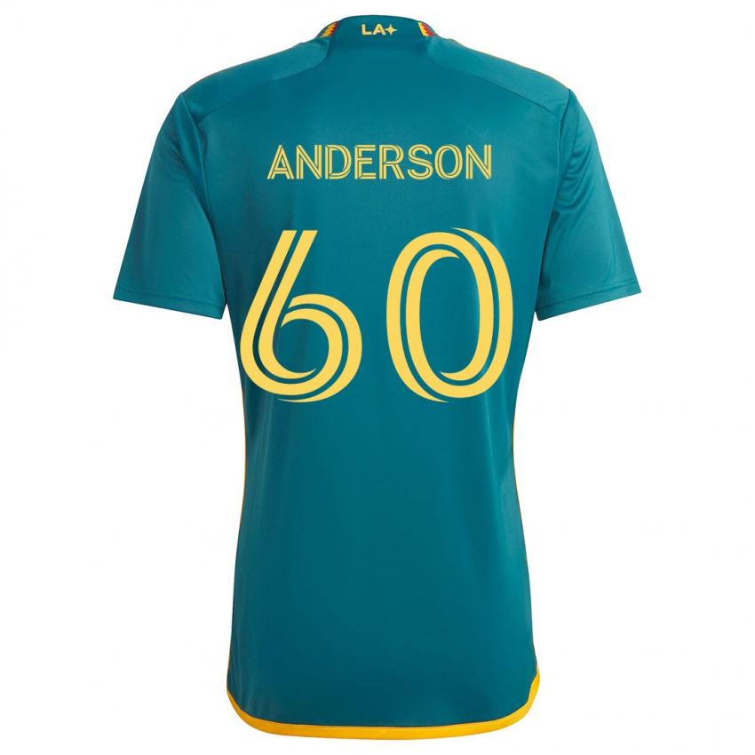 Criança Camisola Nolan Anderson #60 Verde Amarelo Alternativa 2024/25 Camisa Brasil