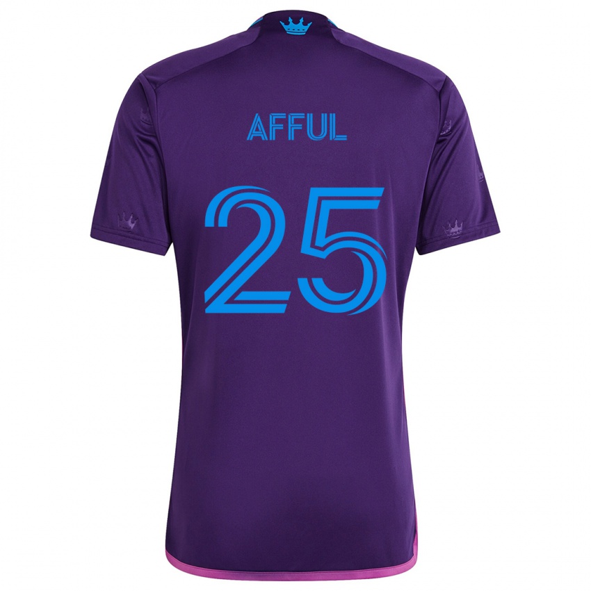 Criança Camisola Harrison Afful #25 Roxo Azulado Alternativa 2024/25 Camisa Brasil