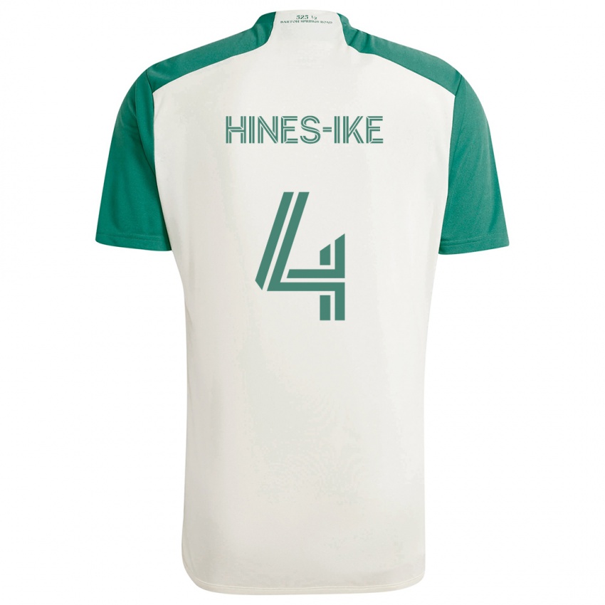 Criança Camisola Brendan Hines-Ike #4 Cores Bronzeadas Verde Alternativa 2024/25 Camisa Brasil