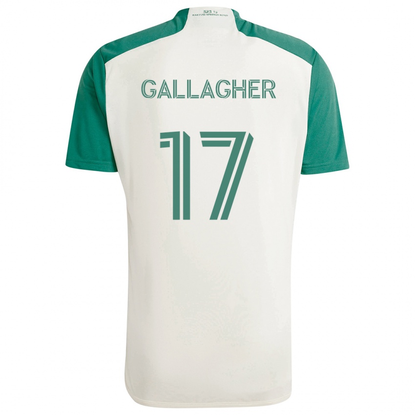 Criança Camisola Jon Gallagher #17 Cores Bronzeadas Verde Alternativa 2024/25 Camisa Brasil