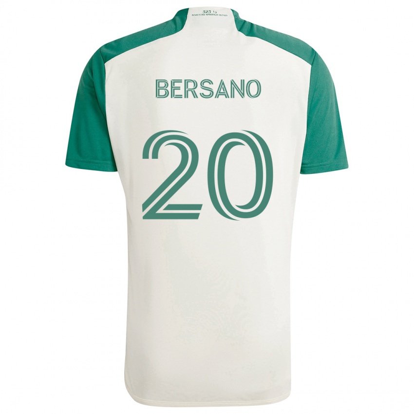 Criança Camisola Matt Bersano #20 Cores Bronzeadas Verde Alternativa 2024/25 Camisa Brasil