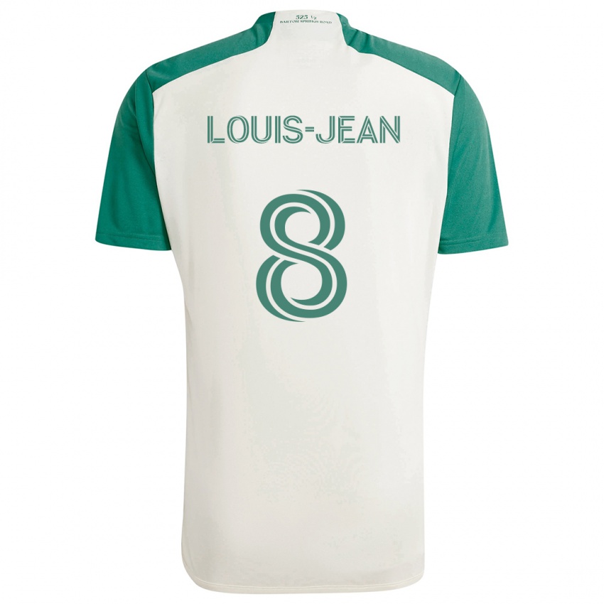 Criança Camisola Steeve Louis-Jean #8 Cores Bronzeadas Verde Alternativa 2024/25 Camisa Brasil