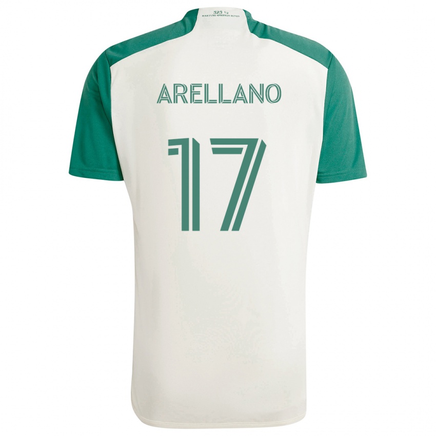 Criança Camisola Bryan Arellano #17 Cores Bronzeadas Verde Alternativa 2024/25 Camisa Brasil