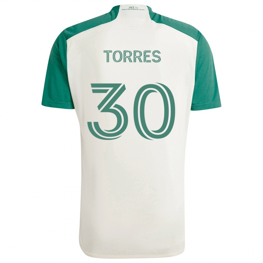 Criança Camisola Ervin Torres #30 Cores Bronzeadas Verde Alternativa 2024/25 Camisa Brasil