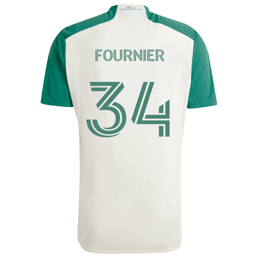 Criança Camisola Drake Fournier #34 Cores Bronzeadas Verde Alternativa 2024/25 Camisa Brasil