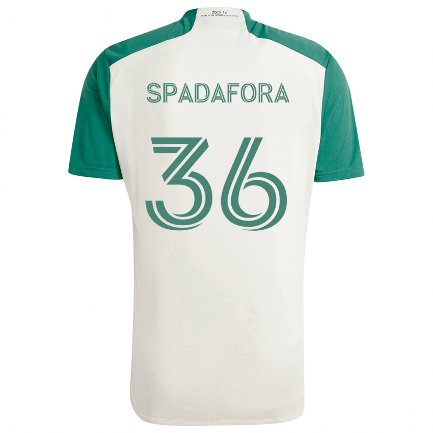 Criança Camisola Luke Spadafora #36 Cores Bronzeadas Verde Alternativa 2024/25 Camisa Brasil