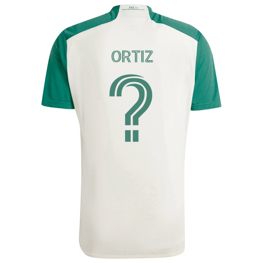 Criança Camisola Viggo Ortiz #0 Cores Bronzeadas Verde Alternativa 2024/25 Camisa Brasil