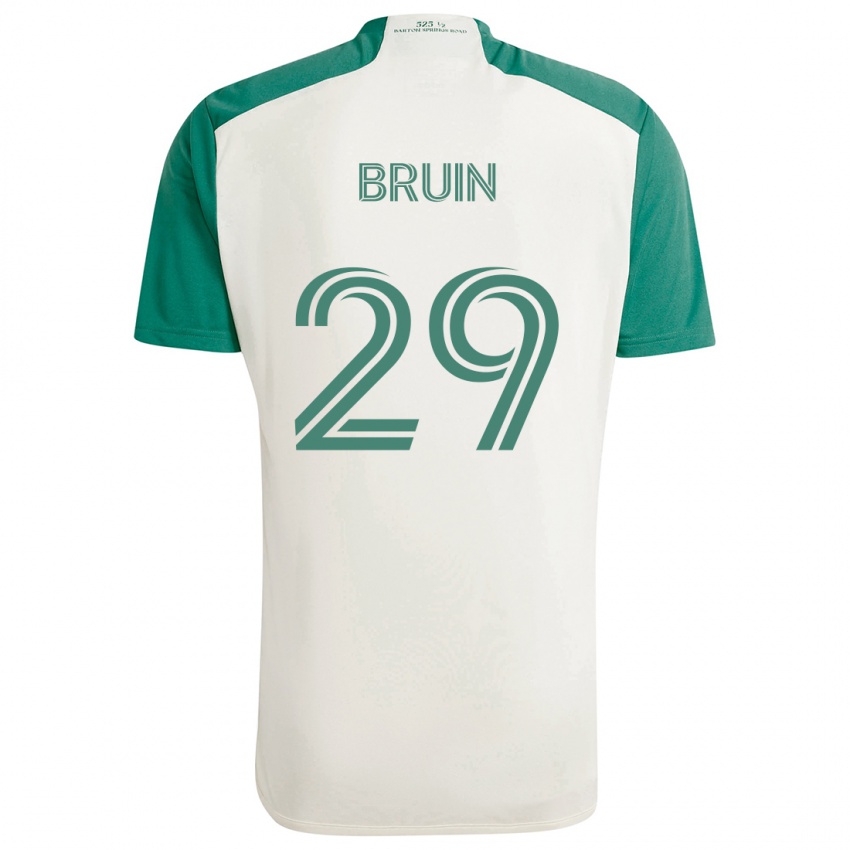 Criança Camisola Will Bruin #29 Cores Bronzeadas Verde Alternativa 2024/25 Camisa Brasil