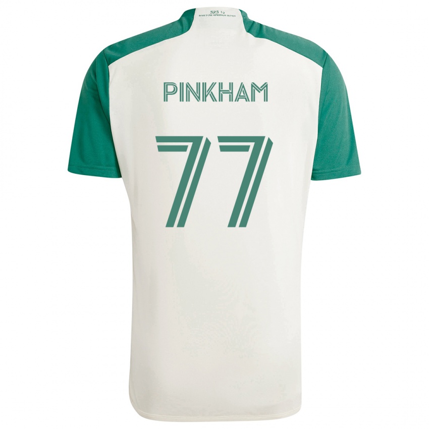 Criança Camisola Chris Pinkham #77 Cores Bronzeadas Verde Alternativa 2024/25 Camisa Brasil