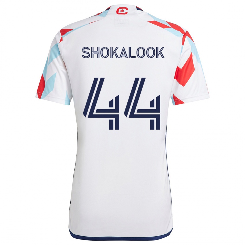 Criança Camisola Jason Shokalook #44 Branco Vermelho Azul Alternativa 2024/25 Camisa Brasil