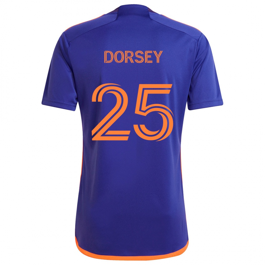 Criança Camisola Griffin Dorsey #25 Laranja Roxa Alternativa 2024/25 Camisa Brasil