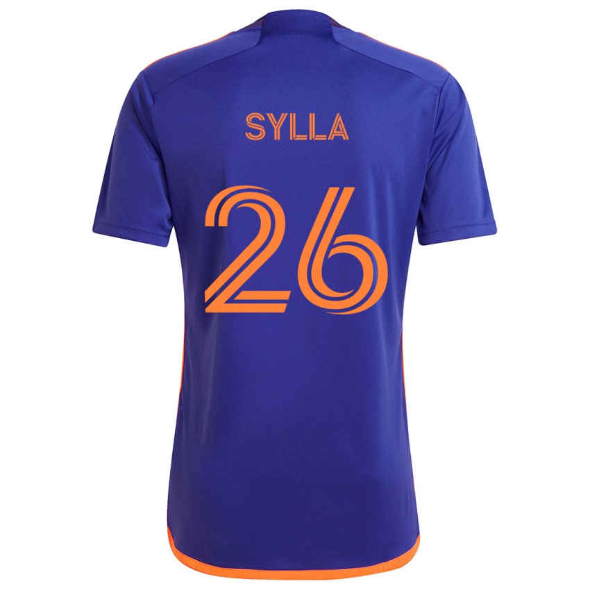 Criança Camisola Ousmane Sylla #26 Laranja Roxa Alternativa 2024/25 Camisa Brasil