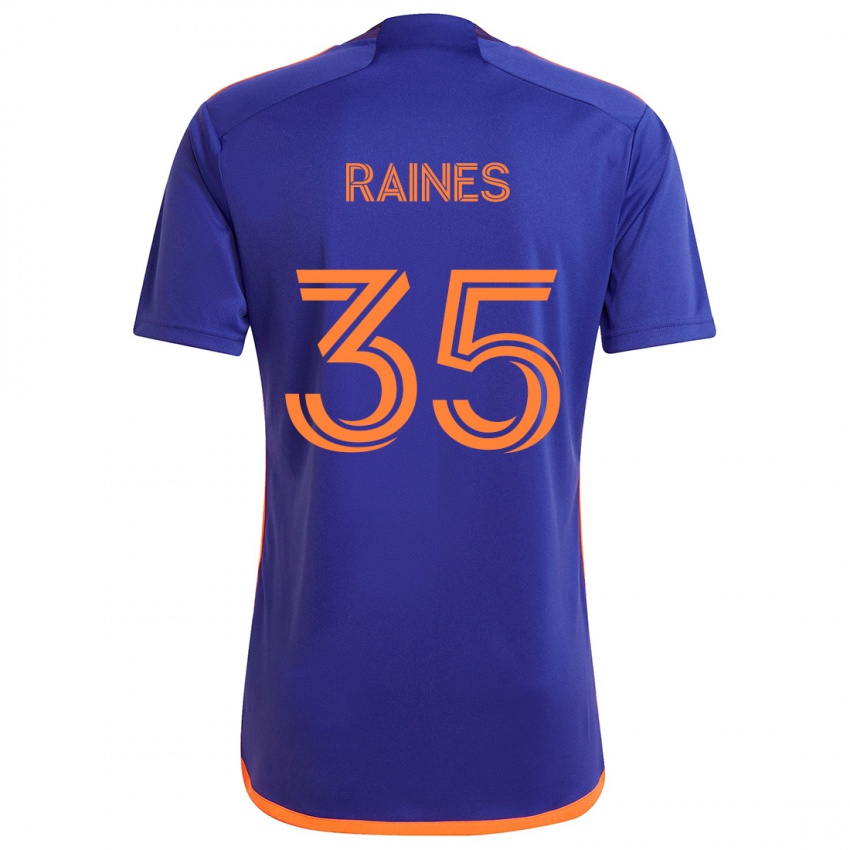 Criança Camisola Brooklyn Raines #35 Laranja Roxa Alternativa 2024/25 Camisa Brasil