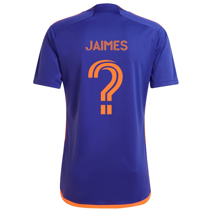 Criança Camisola Angel Jaimes #0 Laranja Roxa Alternativa 2024/25 Camisa Brasil