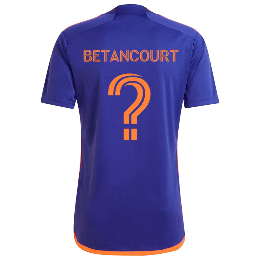 Criança Camisola Noah Betancourt #0 Laranja Roxa Alternativa 2024/25 Camisa Brasil