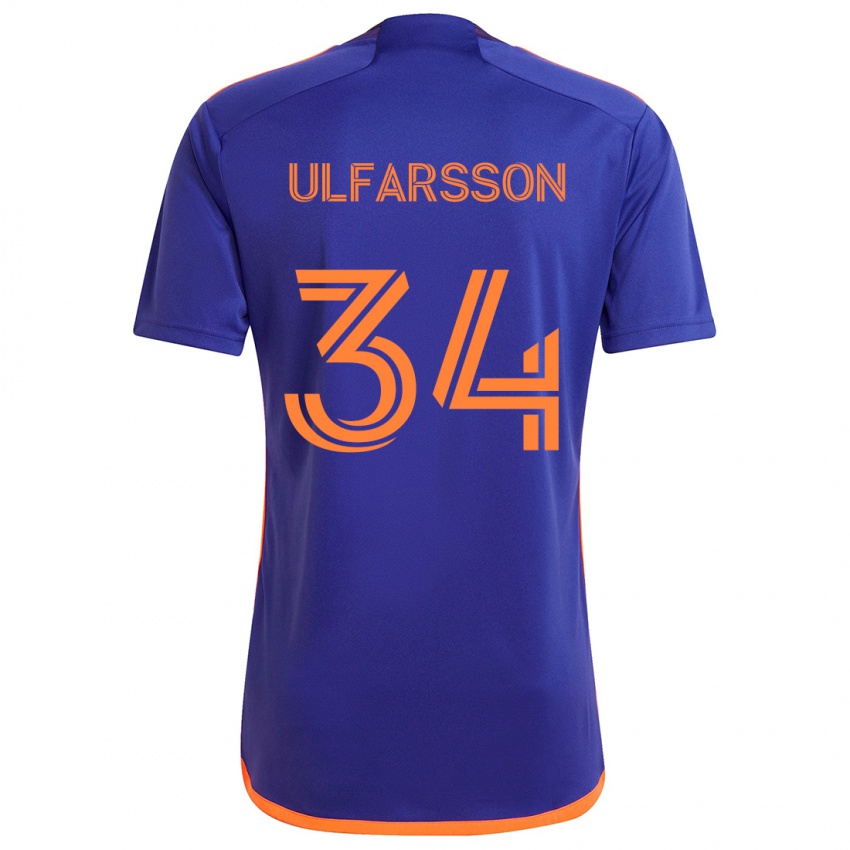 Criança Camisola Thor Úlfarsson #34 Laranja Roxa Alternativa 2024/25 Camisa Brasil