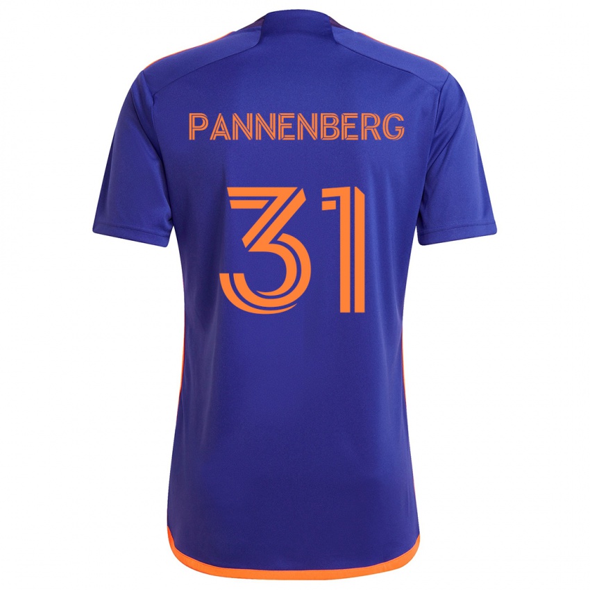 Criança Camisola Andrew Pannenberg #31 Laranja Roxa Alternativa 2024/25 Camisa Brasil