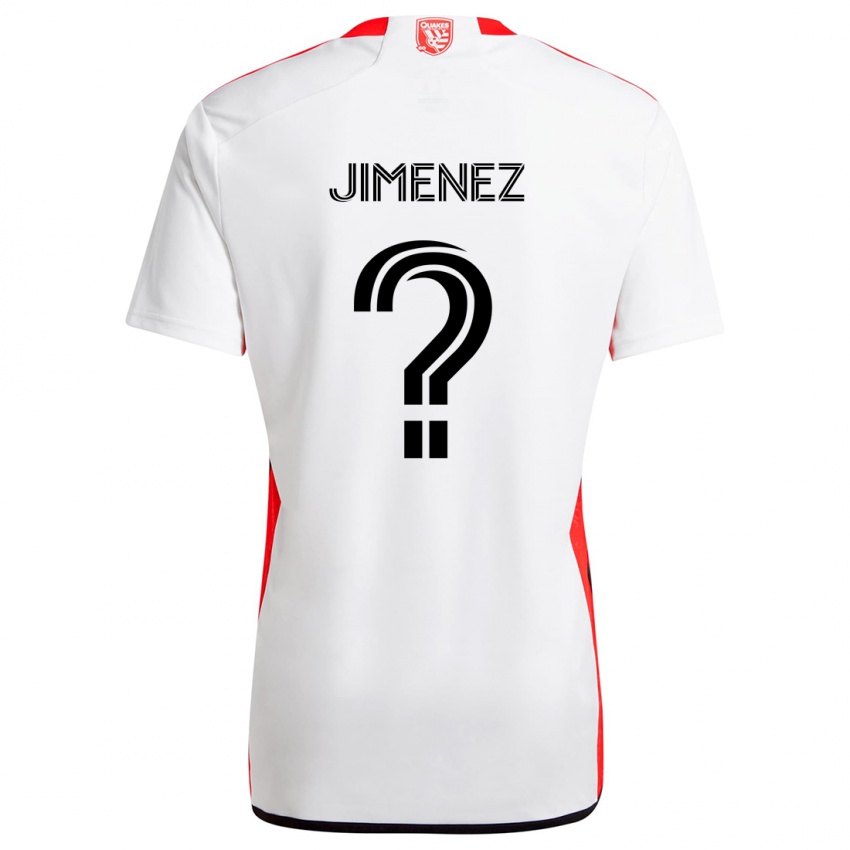 Criança Camisola Kevin Jimenez #0 Branco Vermelho Alternativa 2024/25 Camisa Brasil