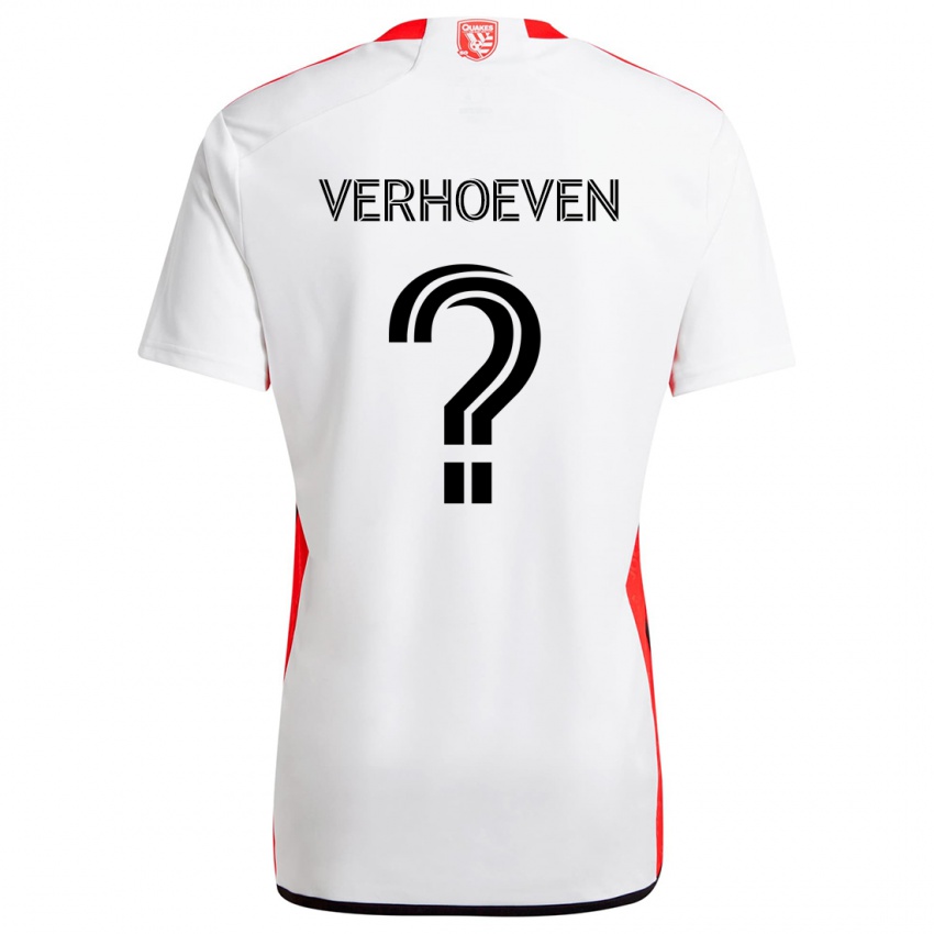 Criança Camisola Oscar Verhoeven #0 Branco Vermelho Alternativa 2024/25 Camisa Brasil