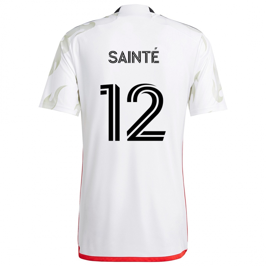 Criança Camisola Carl Sainté #12 Branco Vermelho Preto Alternativa 2024/25 Camisa Brasil