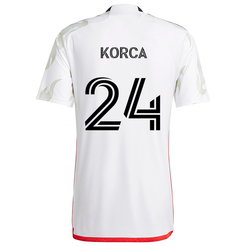 Criança Camisola Amet Korca #24 Branco Vermelho Preto Alternativa 2024/25 Camisa Brasil