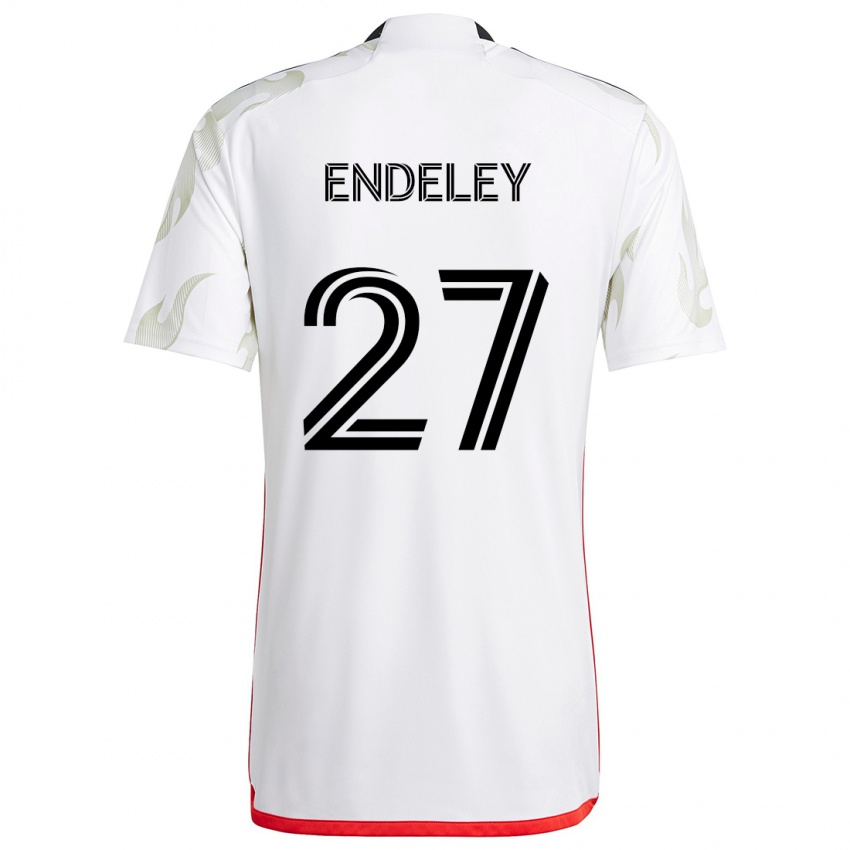 Criança Camisola Herbert Endeley #27 Branco Vermelho Preto Alternativa 2024/25 Camisa Brasil