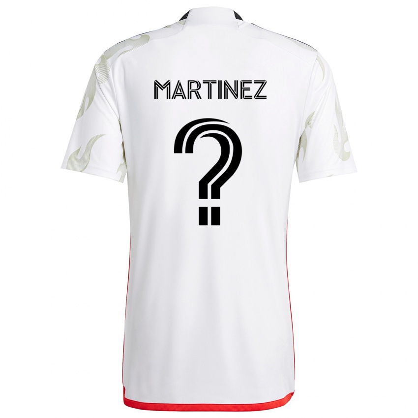 Criança Camisola Jonathan Martinez #0 Branco Vermelho Preto Alternativa 2024/25 Camisa Brasil