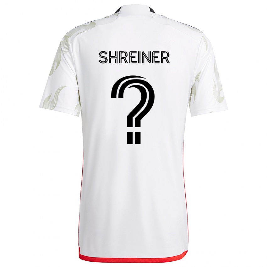 Criança Camisola Luke Shreiner #0 Branco Vermelho Preto Alternativa 2024/25 Camisa Brasil