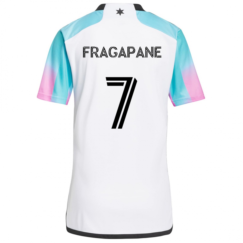 Criança Camisola Franco Fragapane #7 Branco Azul Preto Alternativa 2024/25 Camisa Brasil