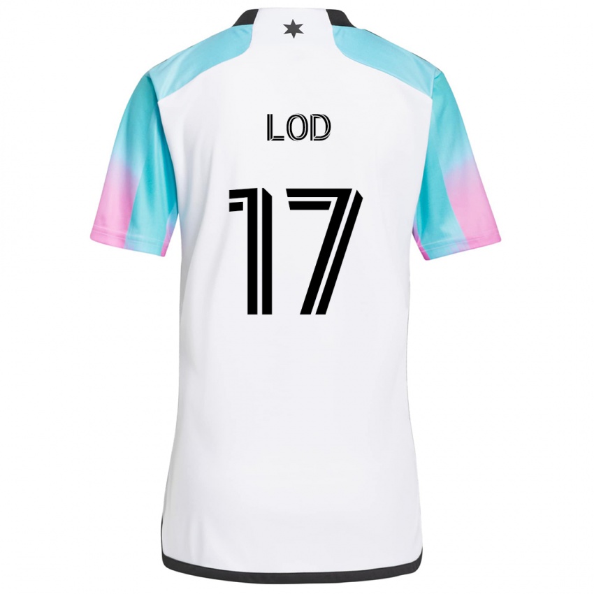 Criança Camisola Robin Lod #17 Branco Azul Preto Alternativa 2024/25 Camisa Brasil