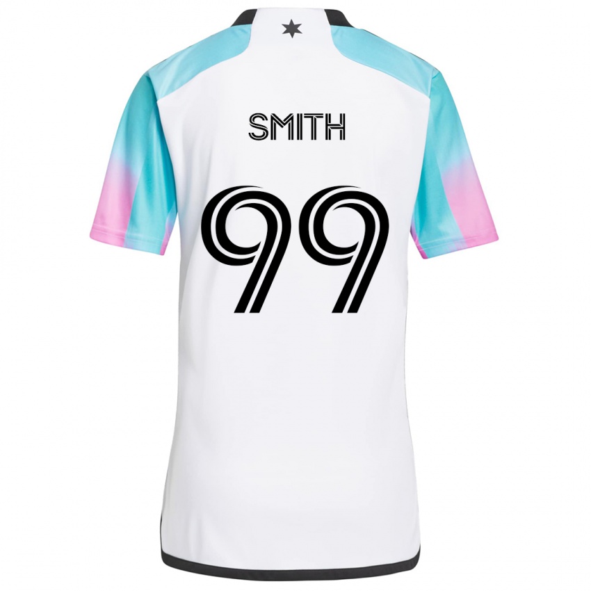 Criança Camisola Jordan Adebayo-Smith #99 Branco Azul Preto Alternativa 2024/25 Camisa Brasil