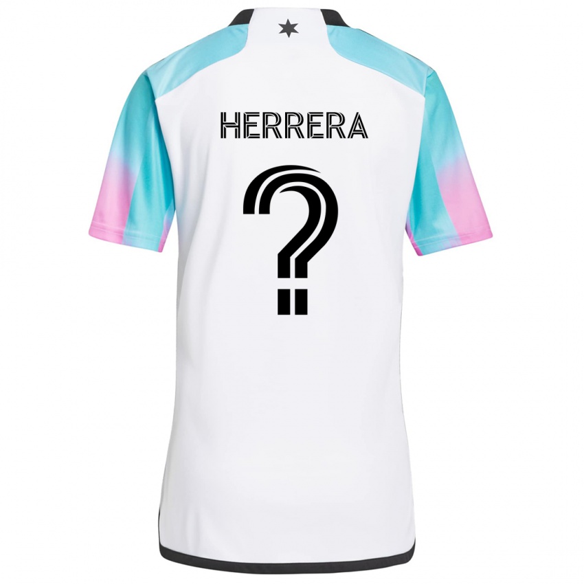 Criança Camisola Oscar Herrera #0 Branco Azul Preto Alternativa 2024/25 Camisa Brasil