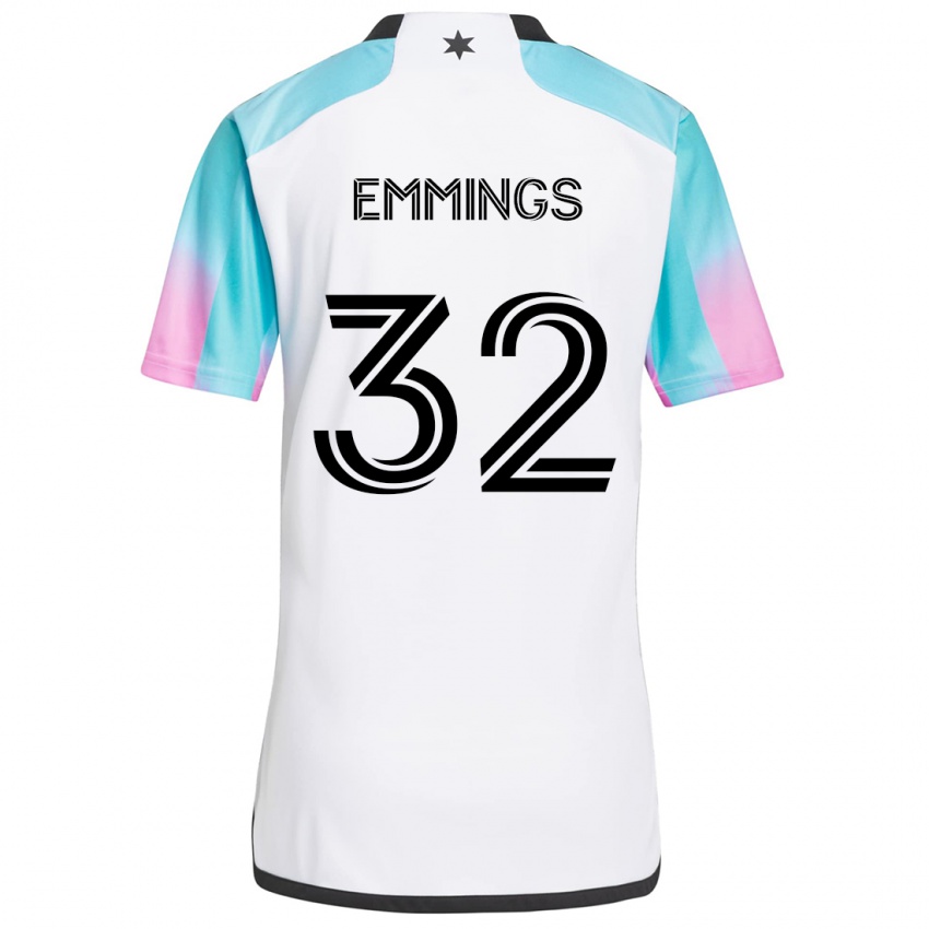 Criança Camisola Fred Emmings #32 Branco Azul Preto Alternativa 2024/25 Camisa Brasil