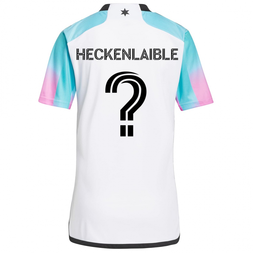 Criança Camisola Andrew Heckenlaible #0 Branco Azul Preto Alternativa 2024/25 Camisa Brasil