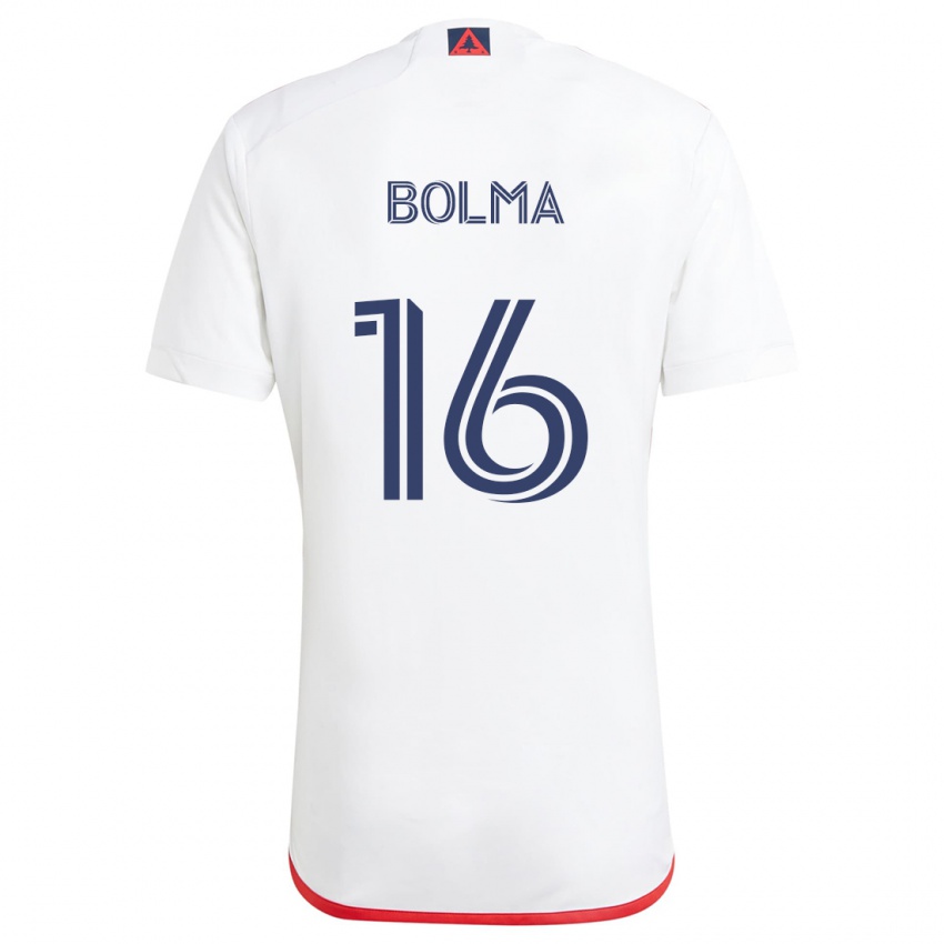 Criança Camisola Josh Bolma #16 Branco Vermelho Alternativa 2024/25 Camisa Brasil