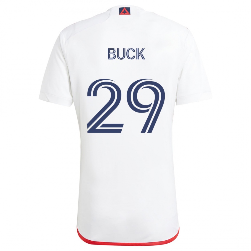 Criança Camisola Noel Buck #29 Branco Vermelho Alternativa 2024/25 Camisa Brasil