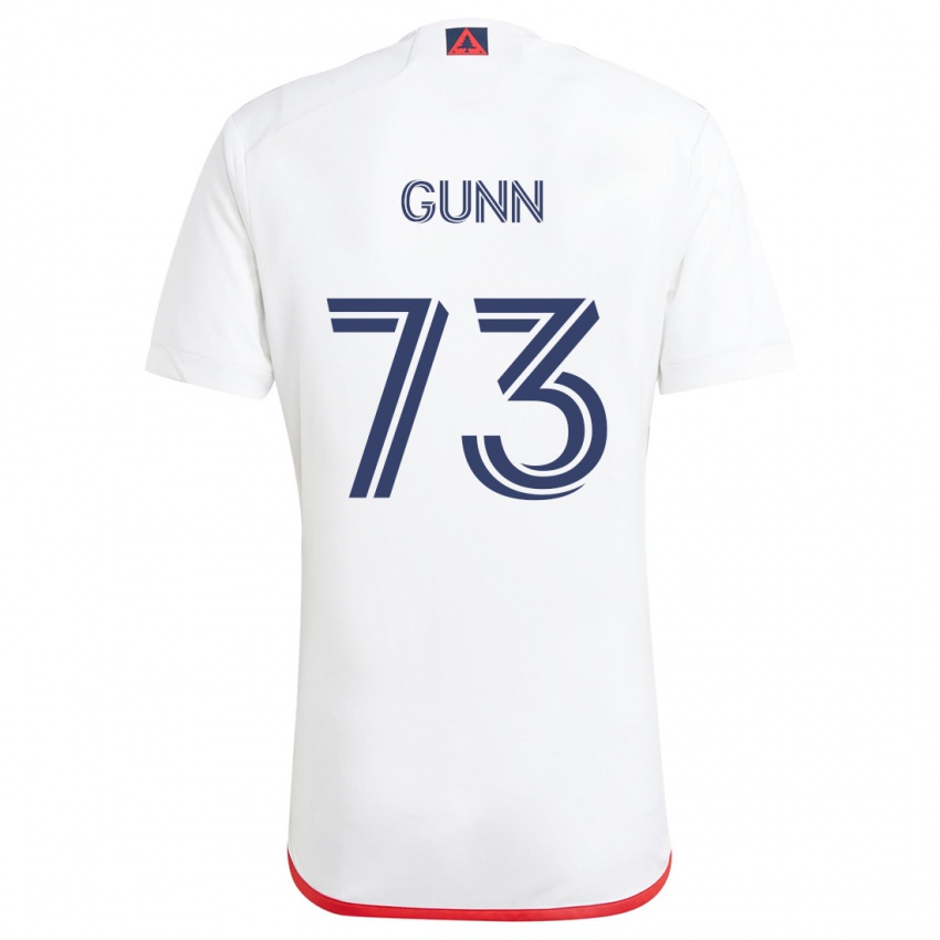 Criança Camisola Jd Gunn #73 Branco Vermelho Alternativa 2024/25 Camisa Brasil