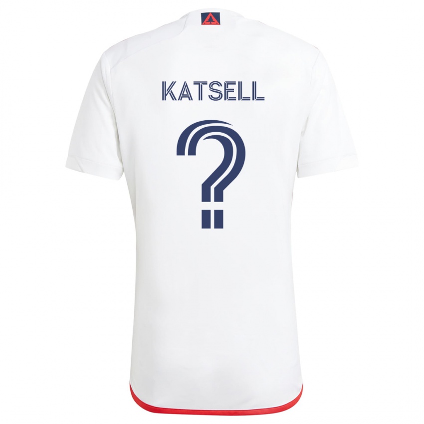 Criança Camisola Levi Katsell #0 Branco Vermelho Alternativa 2024/25 Camisa Brasil