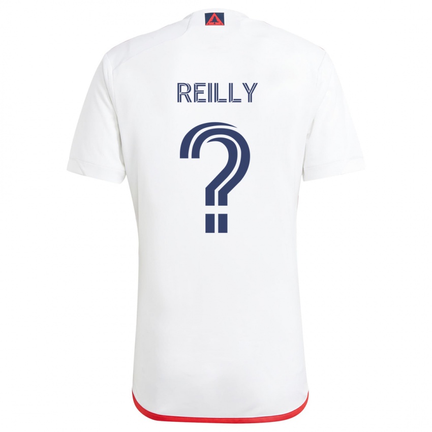 Criança Camisola Aidan Reilly #0 Branco Vermelho Alternativa 2024/25 Camisa Brasil