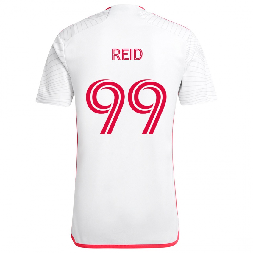 Criança Camisola Jayden Reid #99 Branco Vermelho Alternativa 2024/25 Camisa Brasil