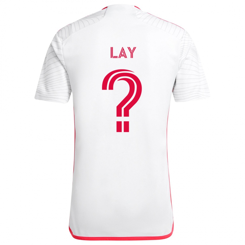 Criança Camisola Mikey Lay #0 Branco Vermelho Alternativa 2024/25 Camisa Brasil