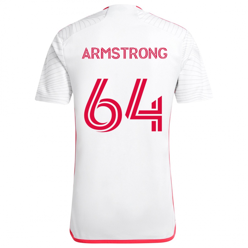 Criança Camisola Dida Armstrong #64 Branco Vermelho Alternativa 2024/25 Camisa Brasil