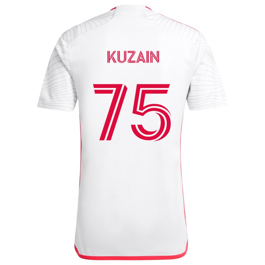 Criança Camisola Wan Kuzain #75 Branco Vermelho Alternativa 2024/25 Camisa Brasil